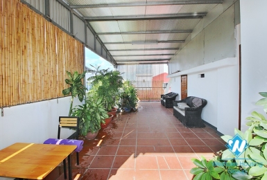 One bedroom apartment with huge balcony for lease in Tu Hoa, Tay Ho